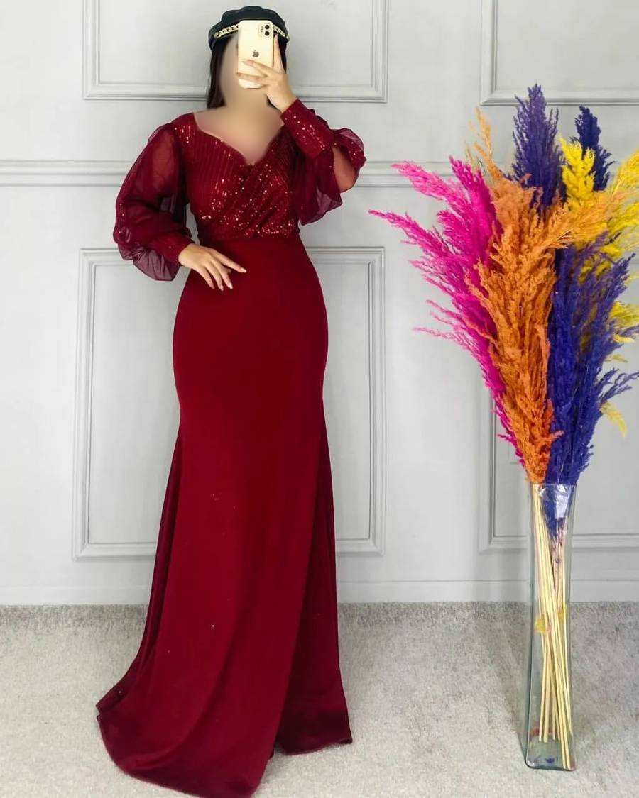 مدل لباس مجلسی ایرانی پوشیده 