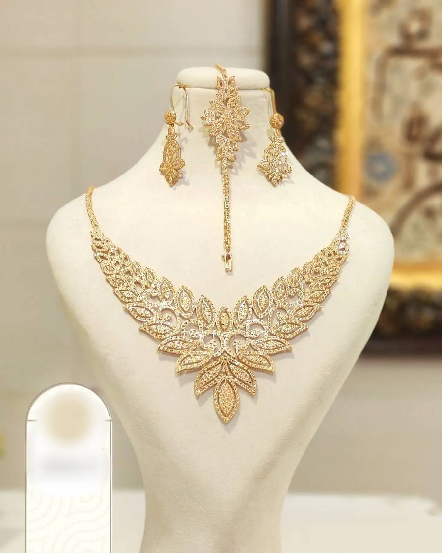 سرویس طلا جدید بدون نگین 