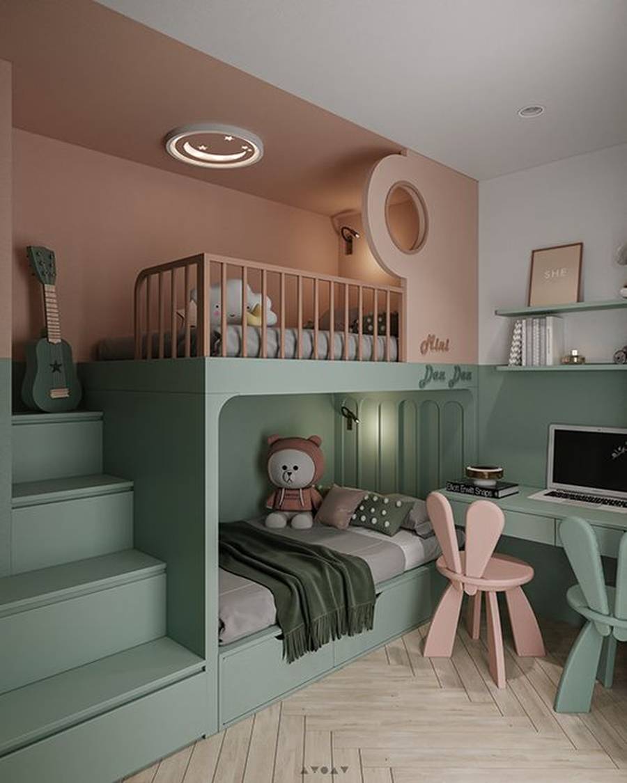 اتاق کودک ساده 