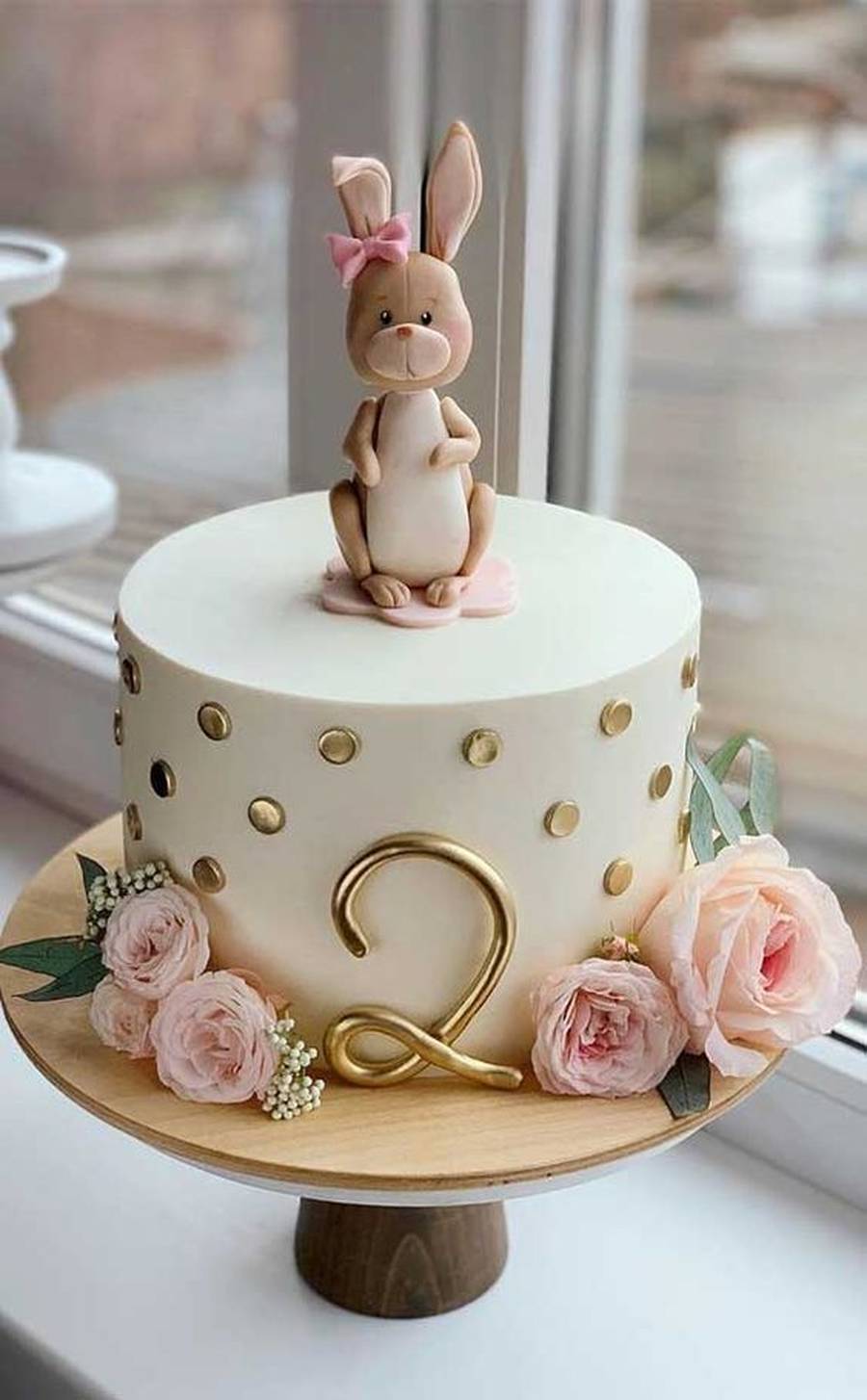 کیک تولد بچه گانه بدون فوندانت 