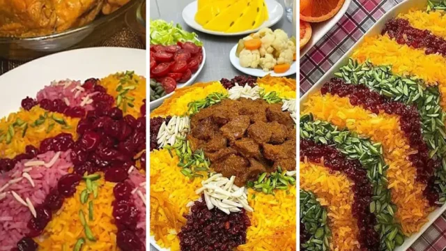 15 دیزاین پلو مجلسی جذاب برای مهمونی + عکس
