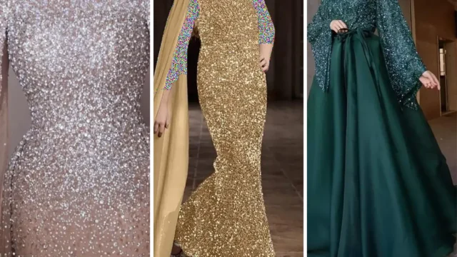 جذاب ترین مدل های لباس مجلسی شاین دار + گالری عکس