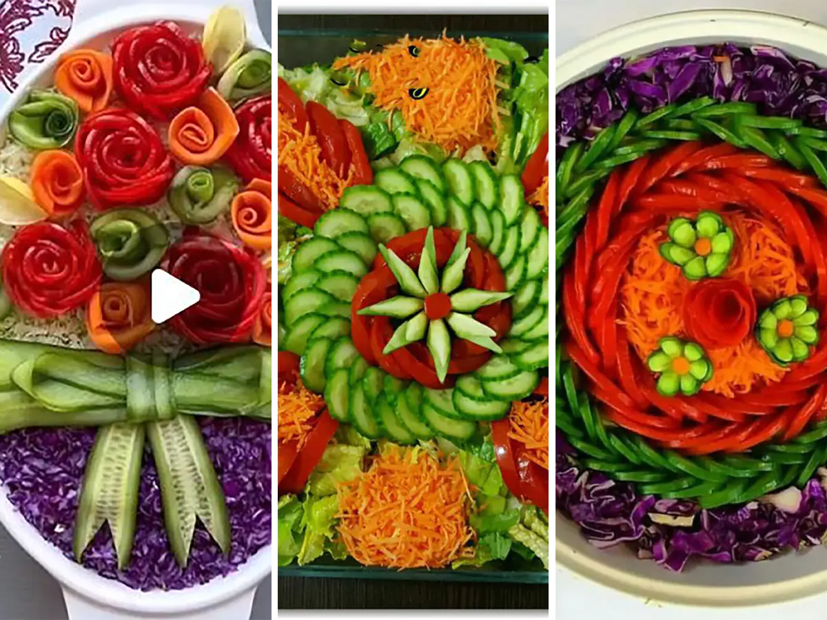 تزیین سالاد کاهو و خیار و گوجه و هویج تزیین سالاد برای مهمانی تزیین سالاد کاهو در ظرف گرد تزیین سالاد ساده و شیک تزیین سالاد کاهو در ظرف گرد با خیار و گوجه تزیین سالاد کاهو در ظرف مستطیل تزیین سالاد برای مهمانی ساده تزیین سالاد عروس