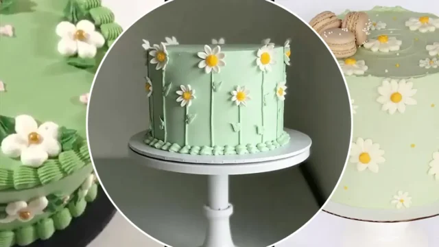 کیک تولد سبز خوشگل | ۱۵ مدل عاشقونه، شیک و خوش‌مزه که برای عکاسی جشن عالیه