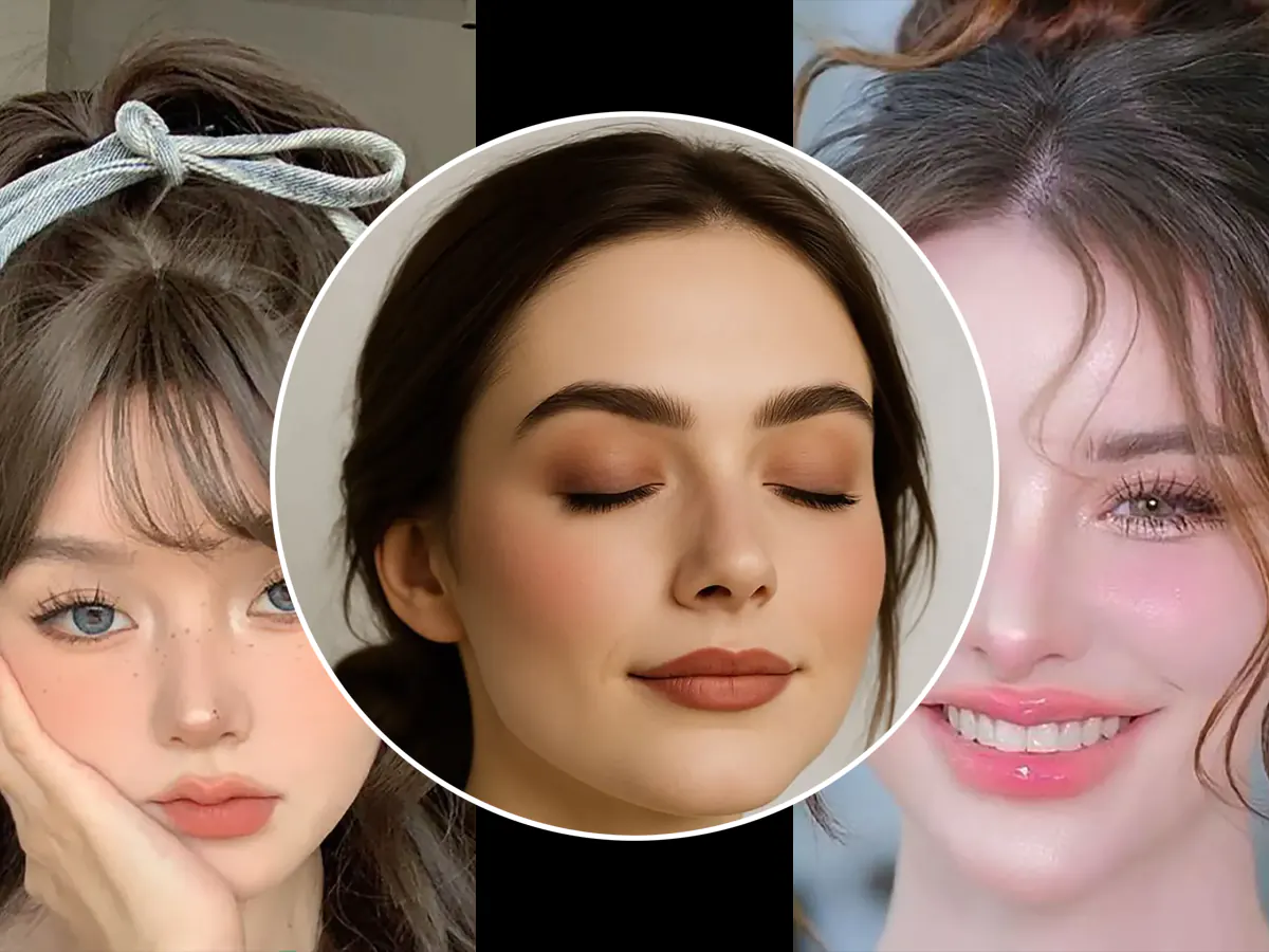 میکاپ ساده مجلسی آرایش مینیمال میکاپ مینیمال نقاشی مینیمال کیوت طرحهای مینیمال دختر