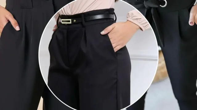 شلوار پیله زنانه | انتخابی شیک و راحت برای ساختن یه استایل نیمه‌رسمیِ بی‌دردسر و جذاب!! + کالگشن عکس