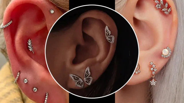 پیرسینگ گوش دخترانه خفن برای استایل خاص | ایده‌هایی که همه چشم‌ها رو خیره می‌کنه
