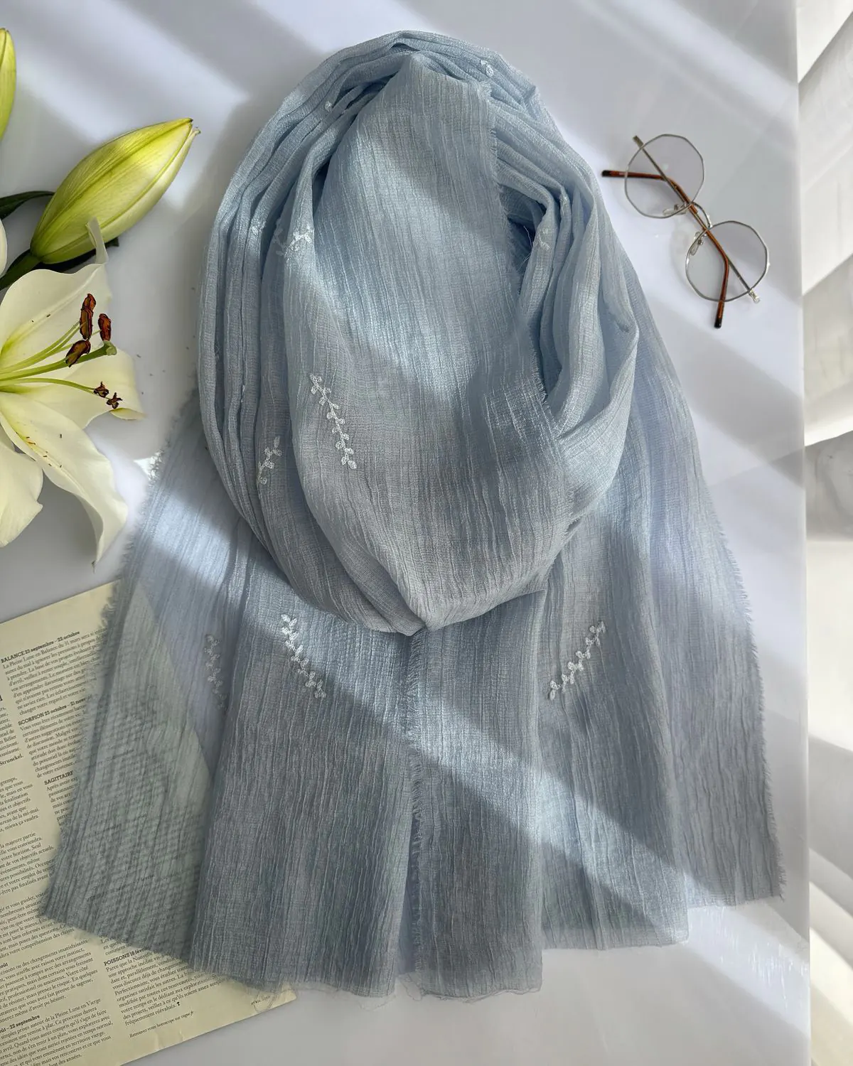 شال و روسری جدید شال و روسری خاص شال زنانه جدید شال نخی جدید تابستانی قیمت شال نخی تابستانی شال تابستانی خرید شال و روسری شیک شال جدید 1404