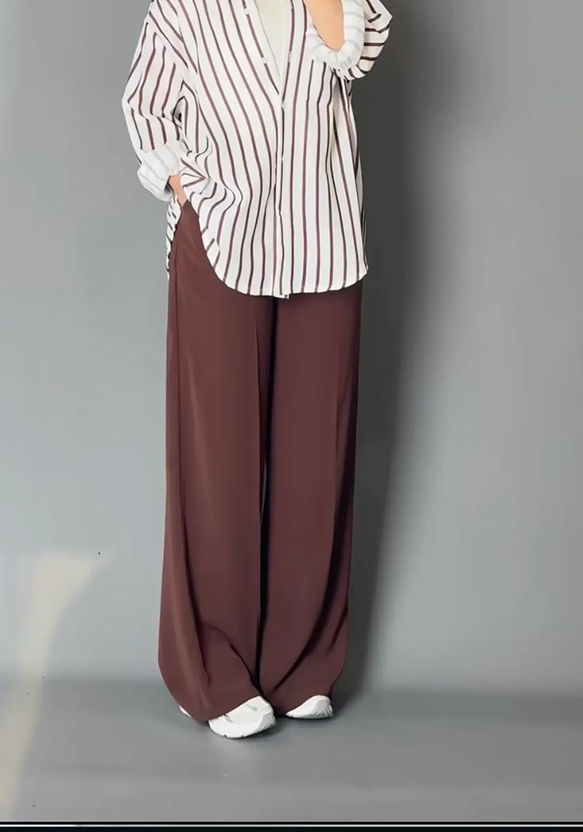 شلوار لینن راسته زنانه 