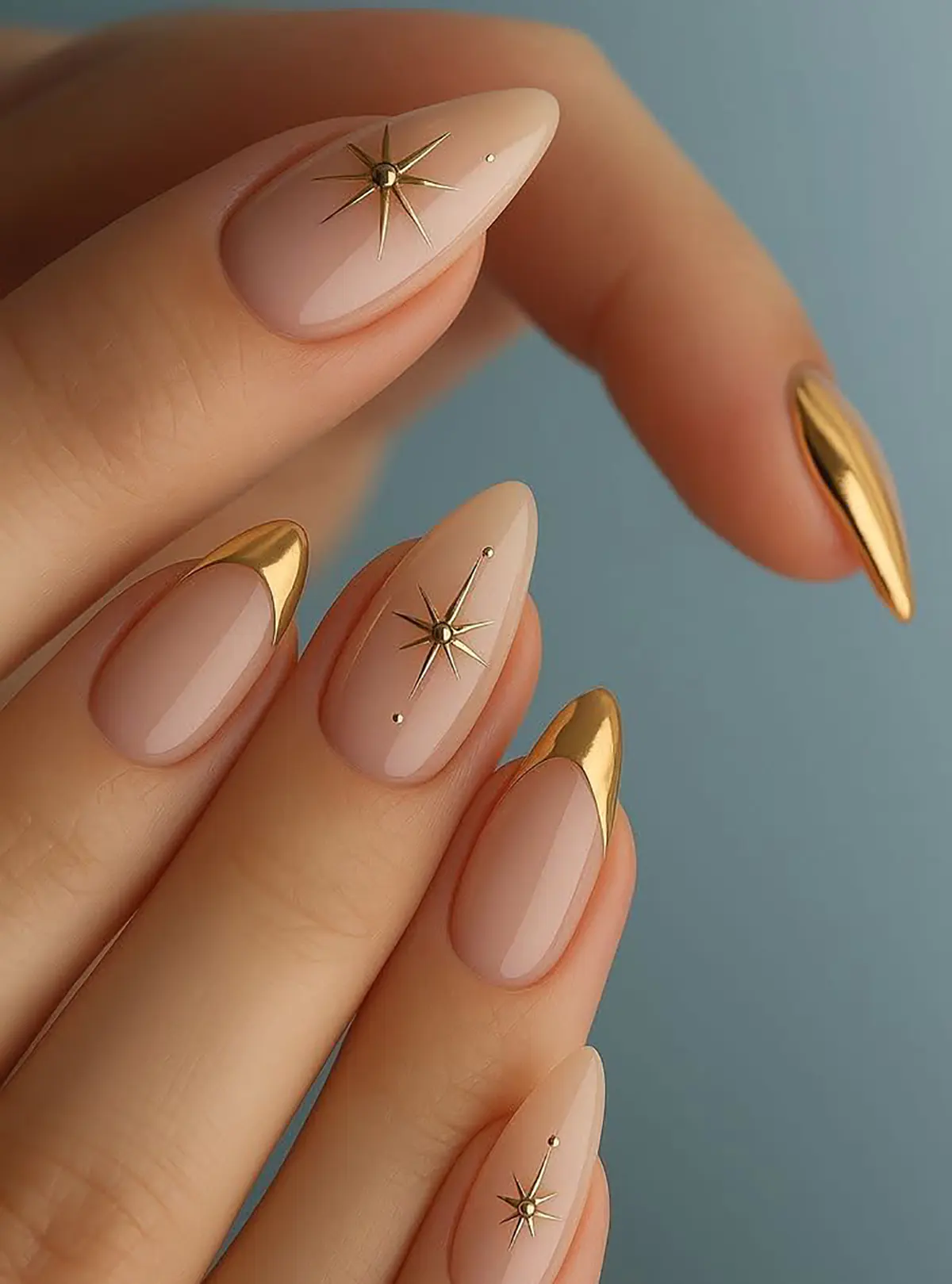 طرح ناخن پاییزی ساده و شیک 