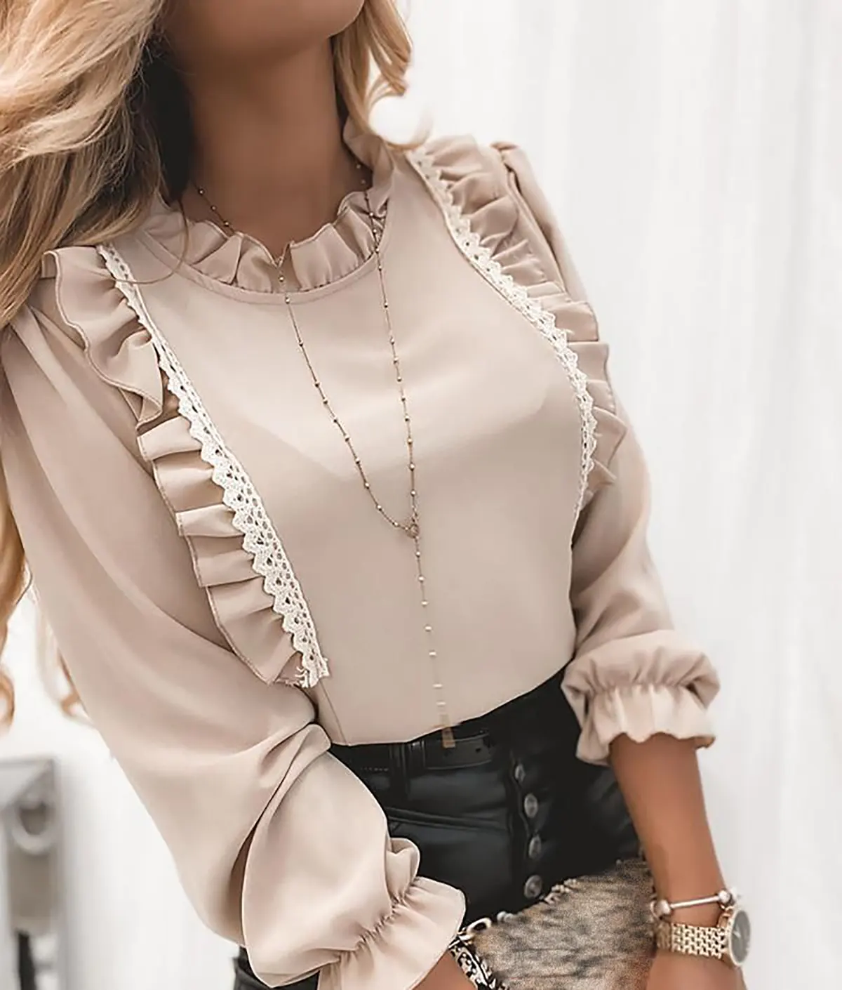 شومیز چین دار دخترانه 
