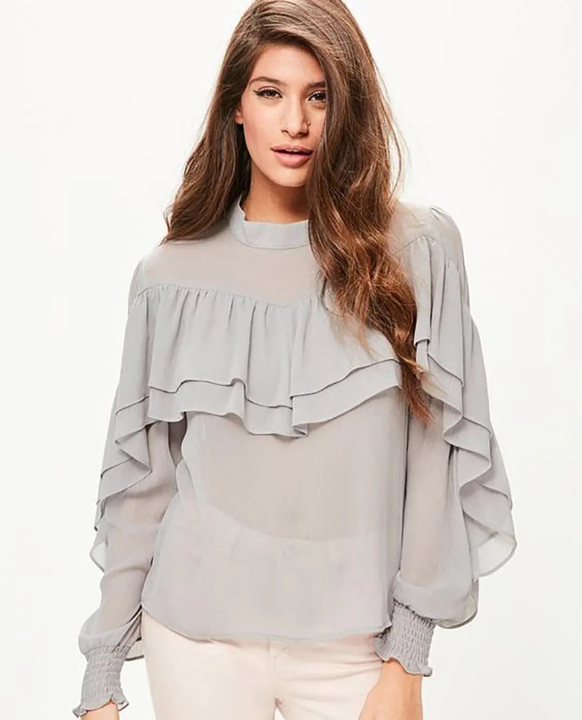 مدل یقه چین دار جدید 