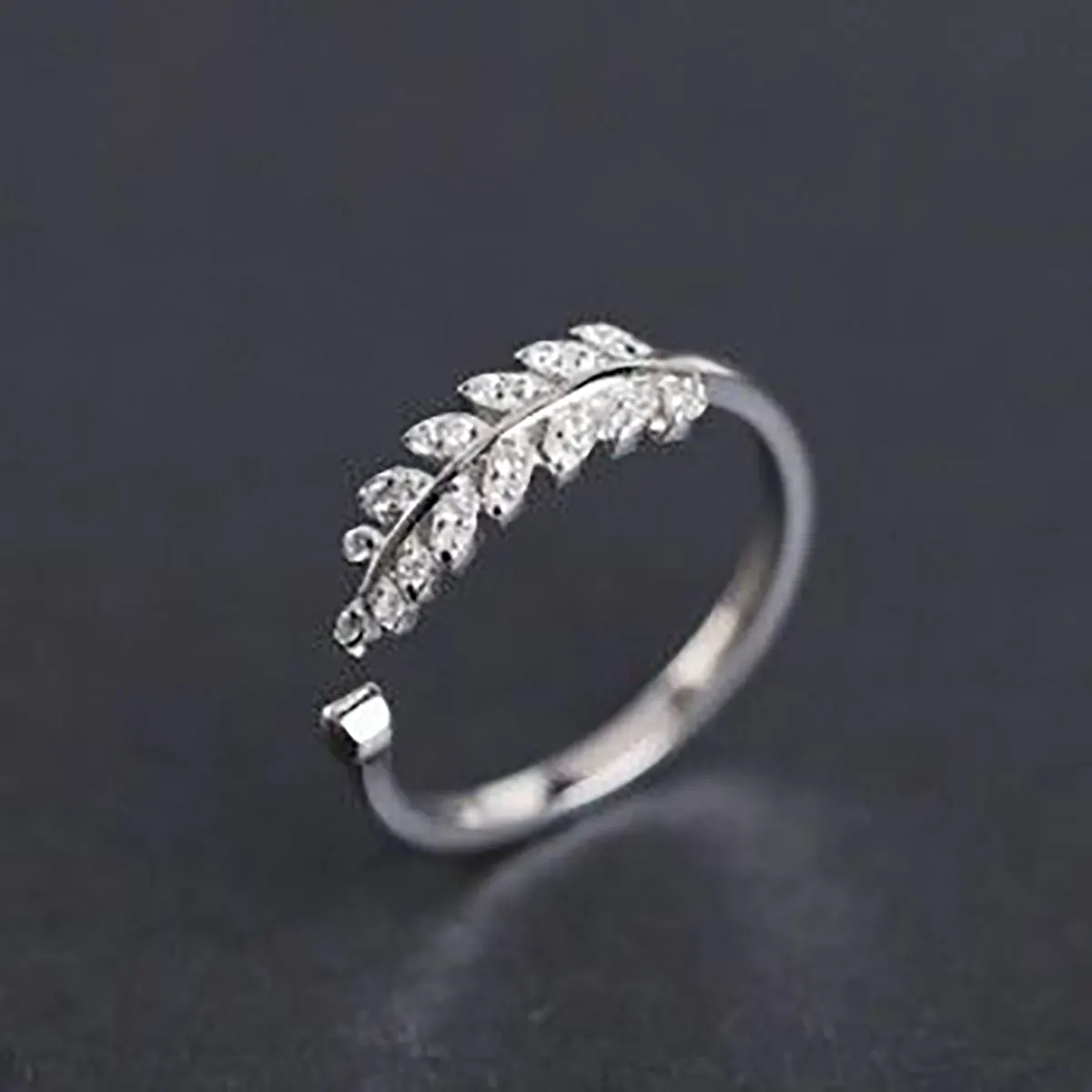 حلقه ساده نقره زنانه
