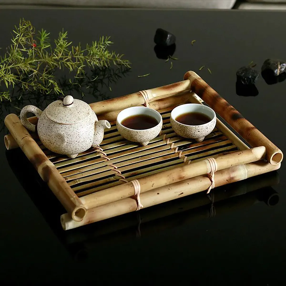 سینی چوبی مستطیل
