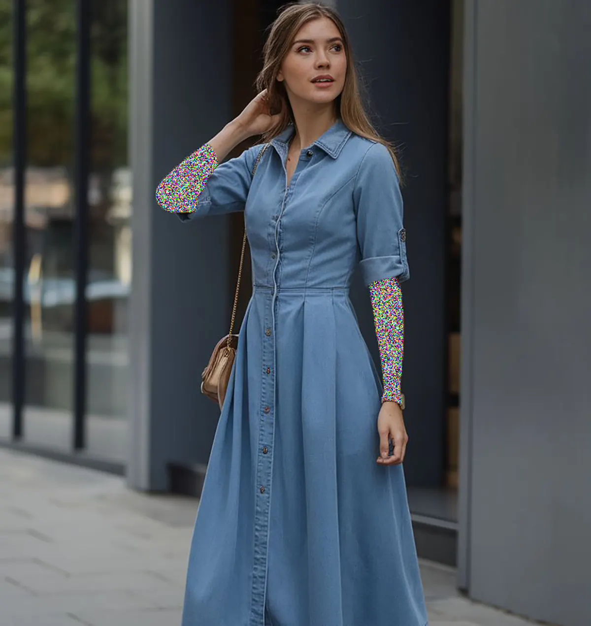 پیراهن جین زنانه ترک
