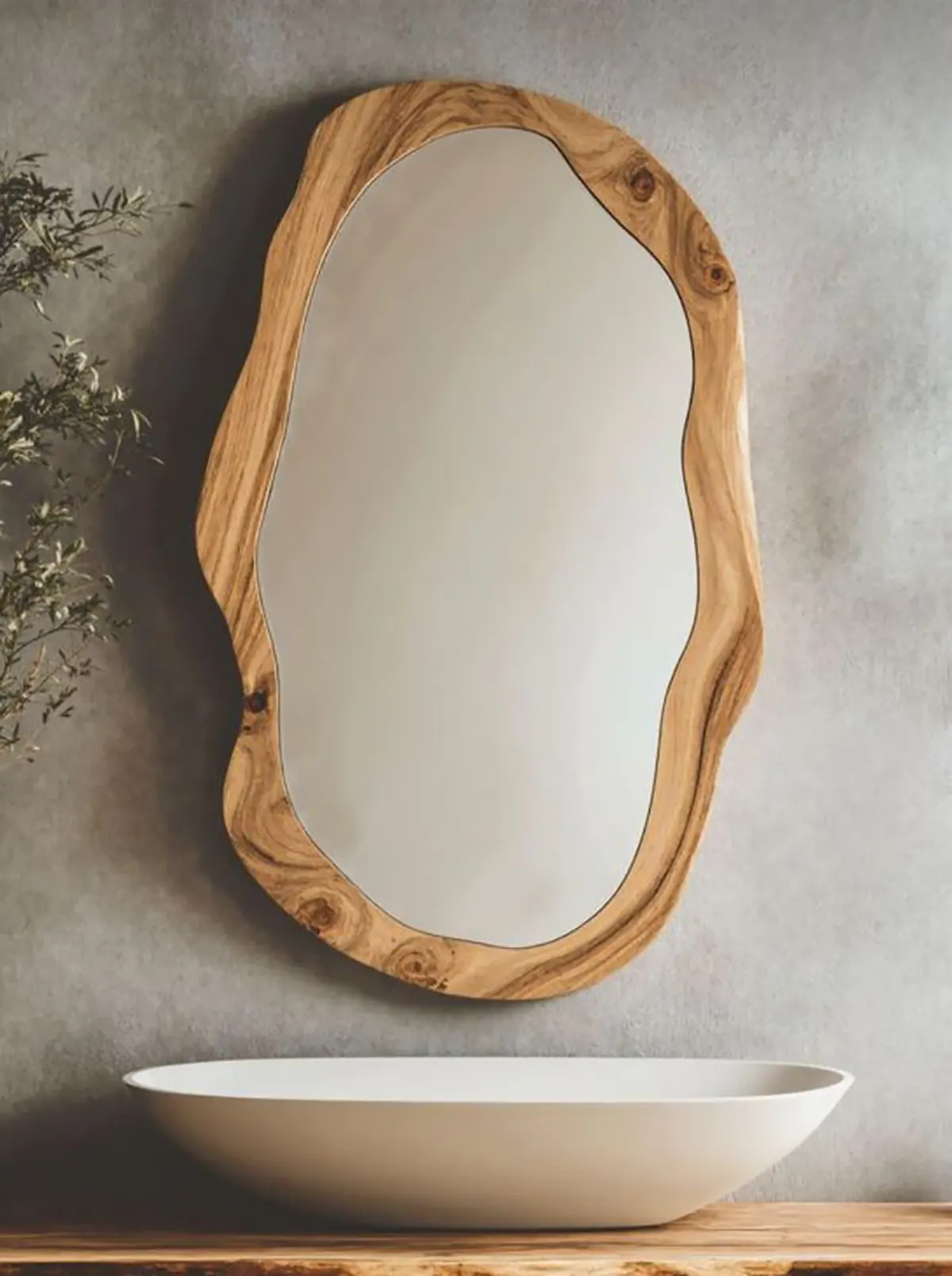 قاب آینه قدی چوبی
