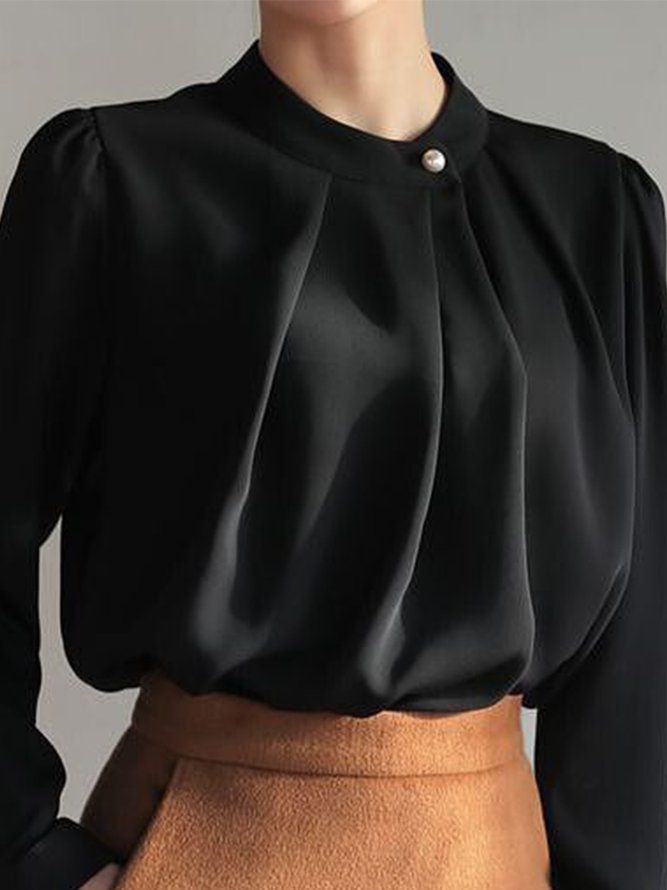 شومیز مشکی ساده
