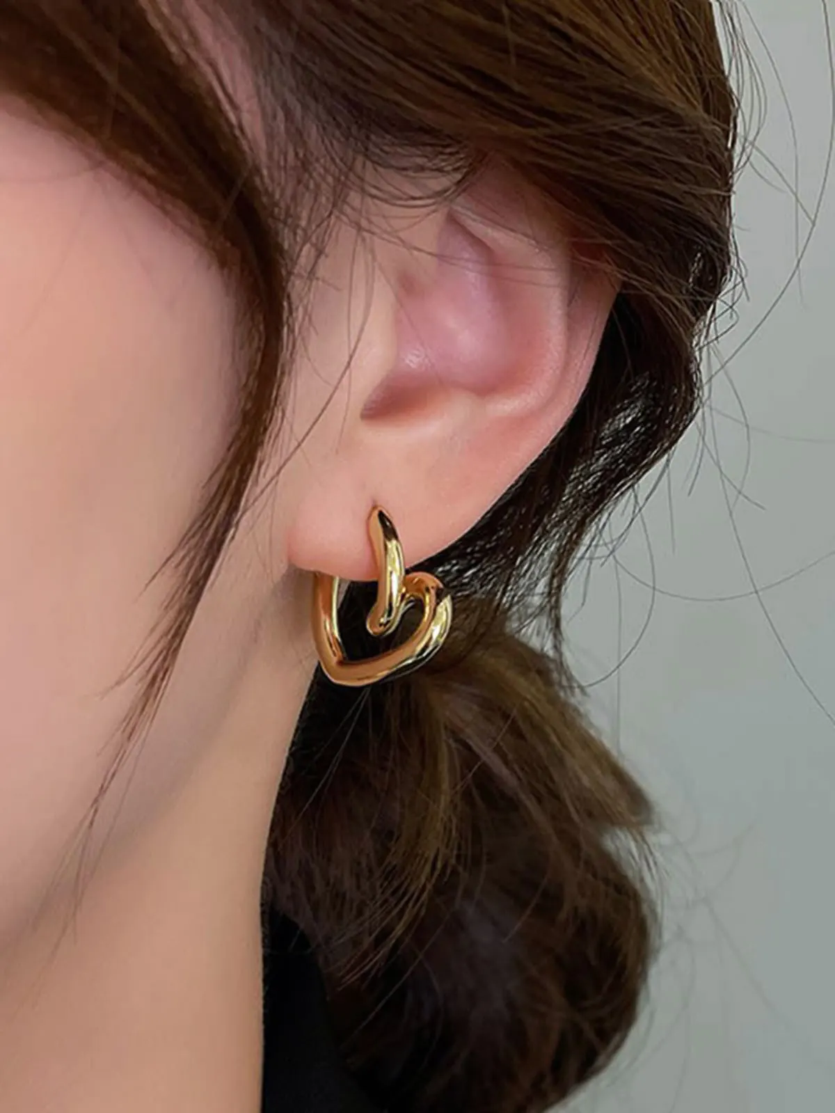 گوشواره حلقه ای ریز طلا
