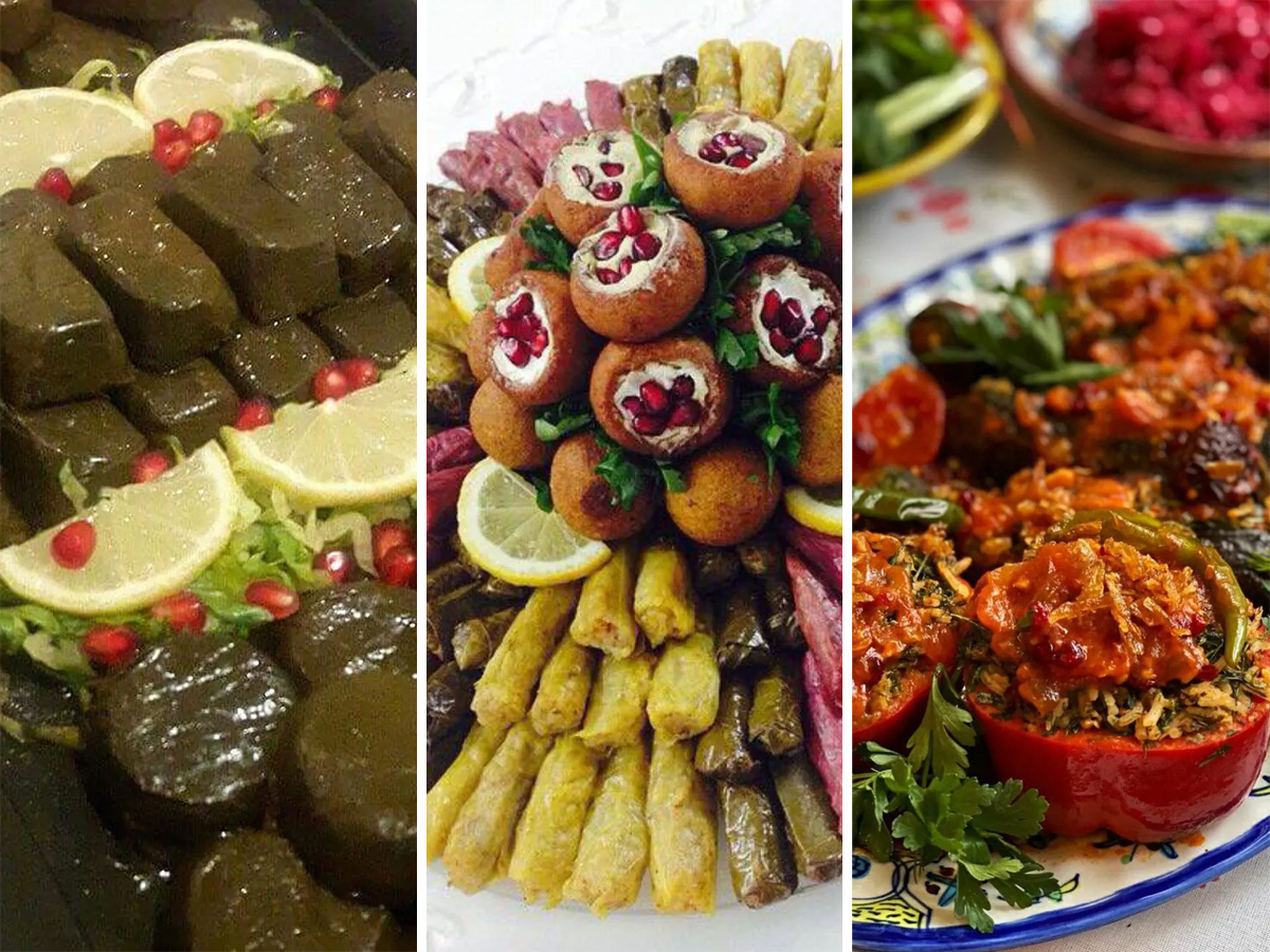تزیین دلمه مجلسی