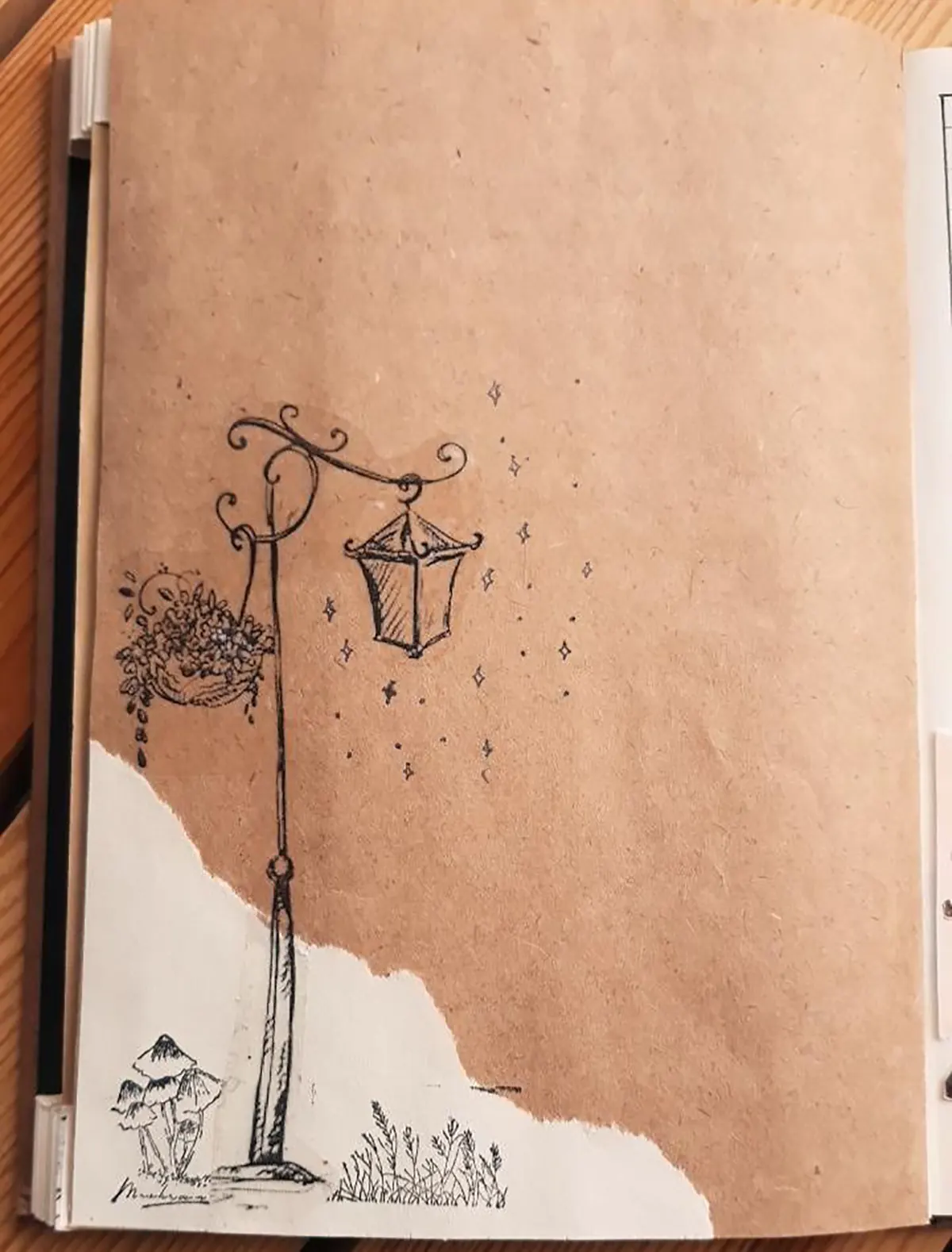 کاردستی دفترچه یادداشت فانتزی بزرگ
