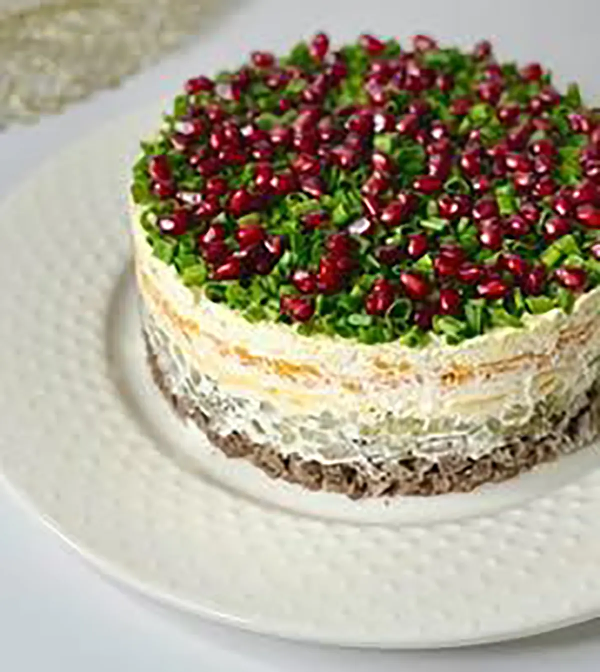 تزیین سالاد الویه تک نفره برای تولد 
