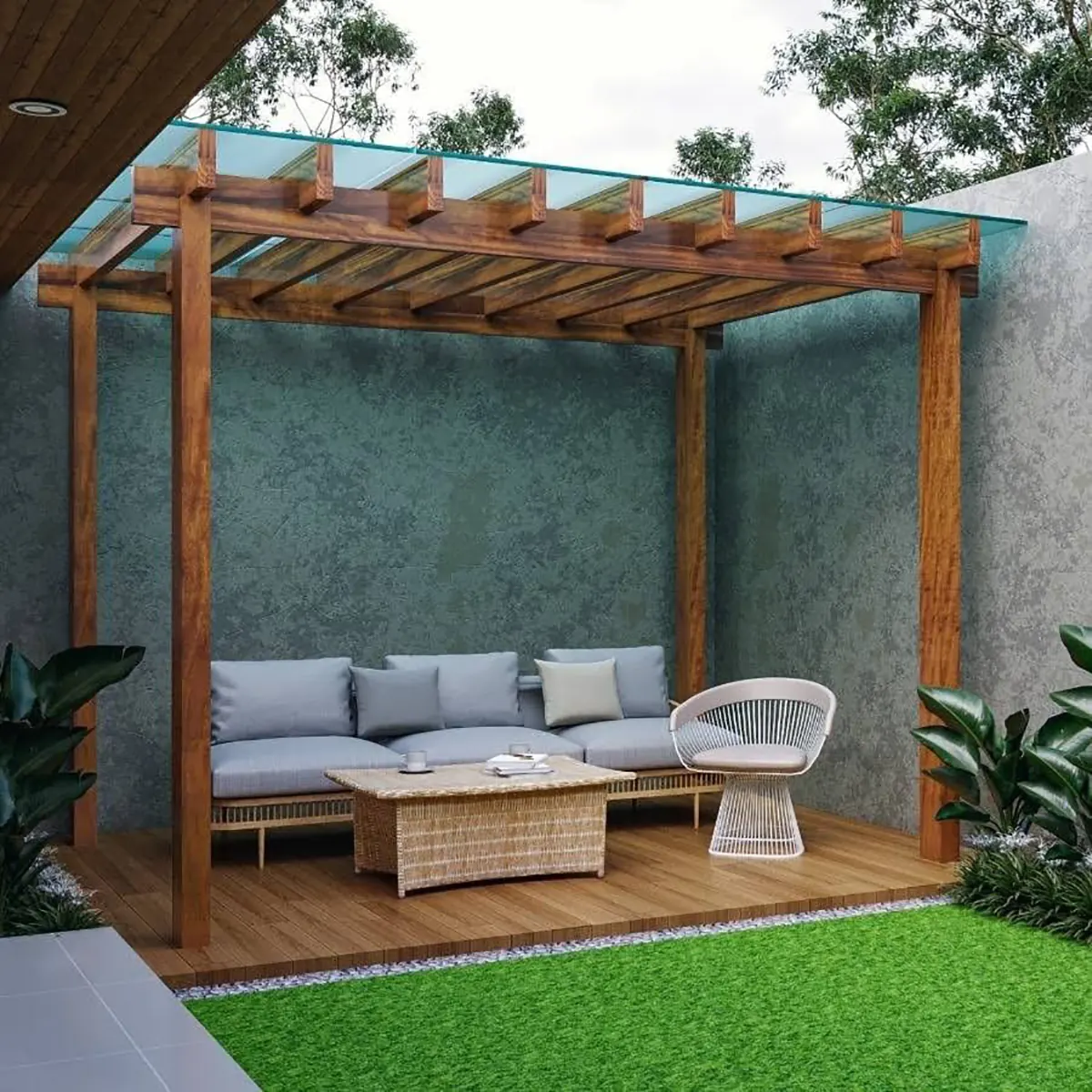 نمونه الاچیق باغی
