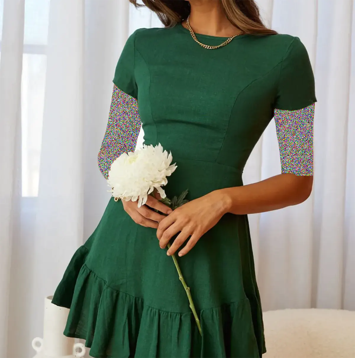 لباس مجلسی سبز روشن
