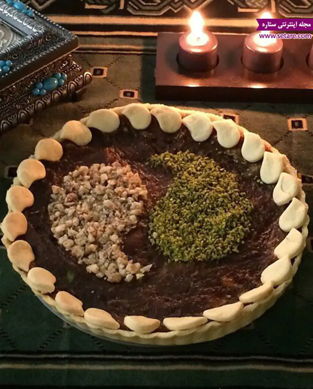 تزیین حلوا برای مدرسه
