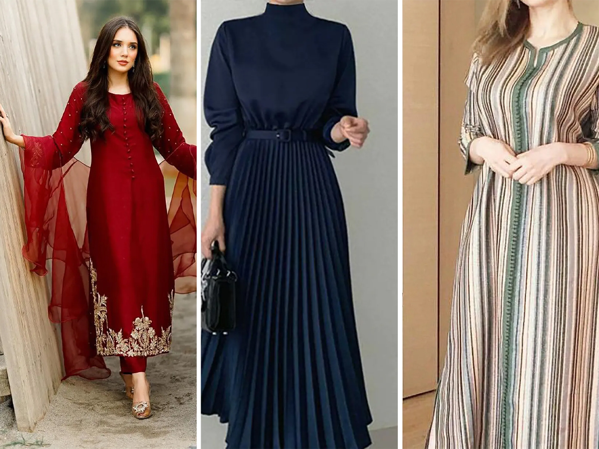 پیراهن بلند دخترانه مجلسی
