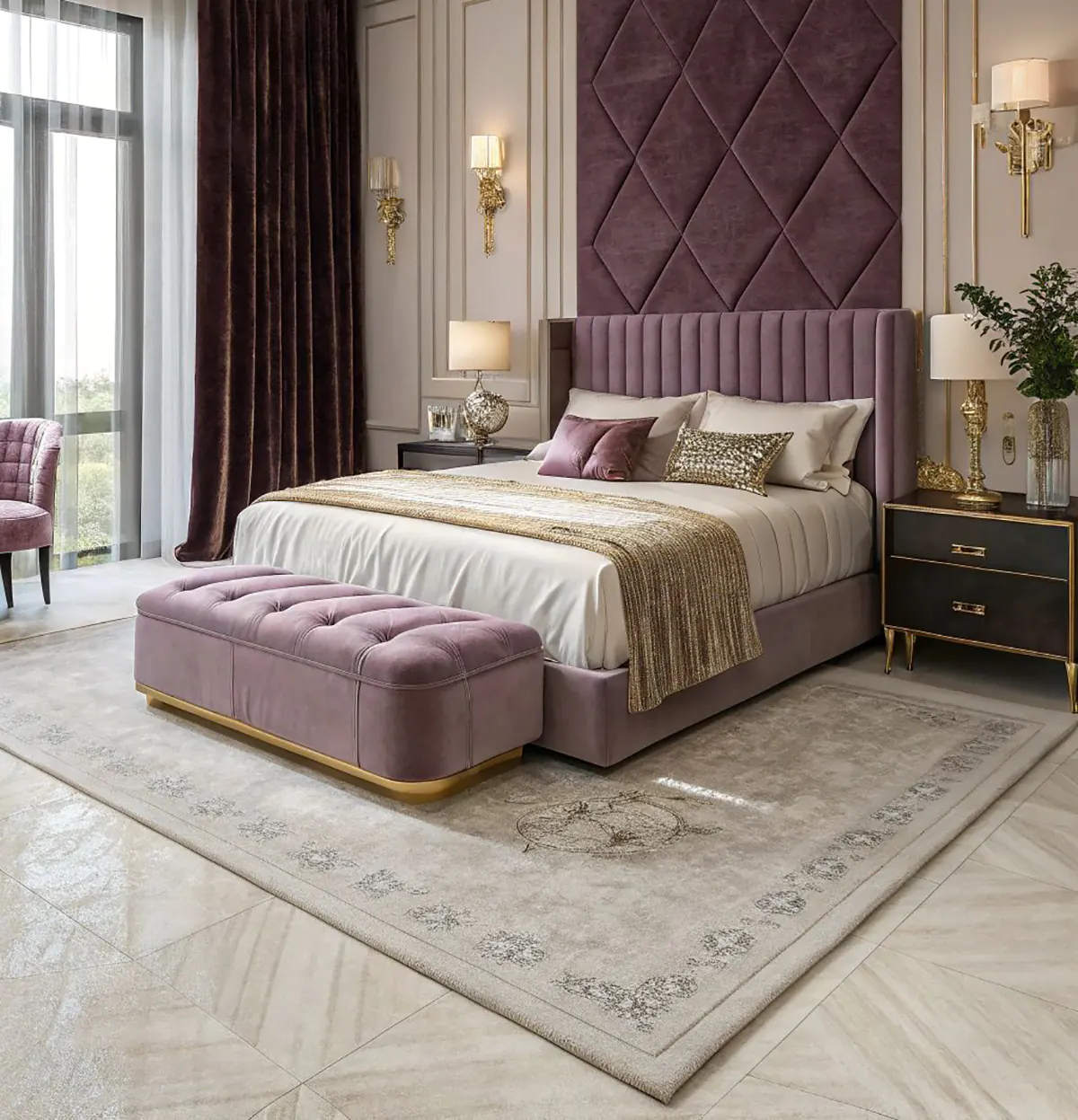 عکس اتاق خواب ساده ایرانی
