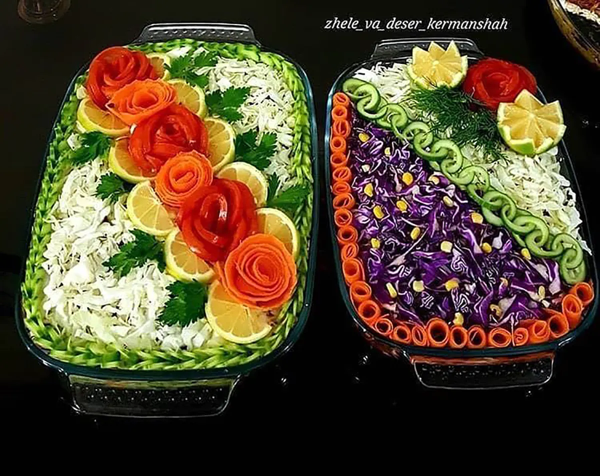 طرز تهیه سالاد الویه با مرغ برای ۵ نفر
