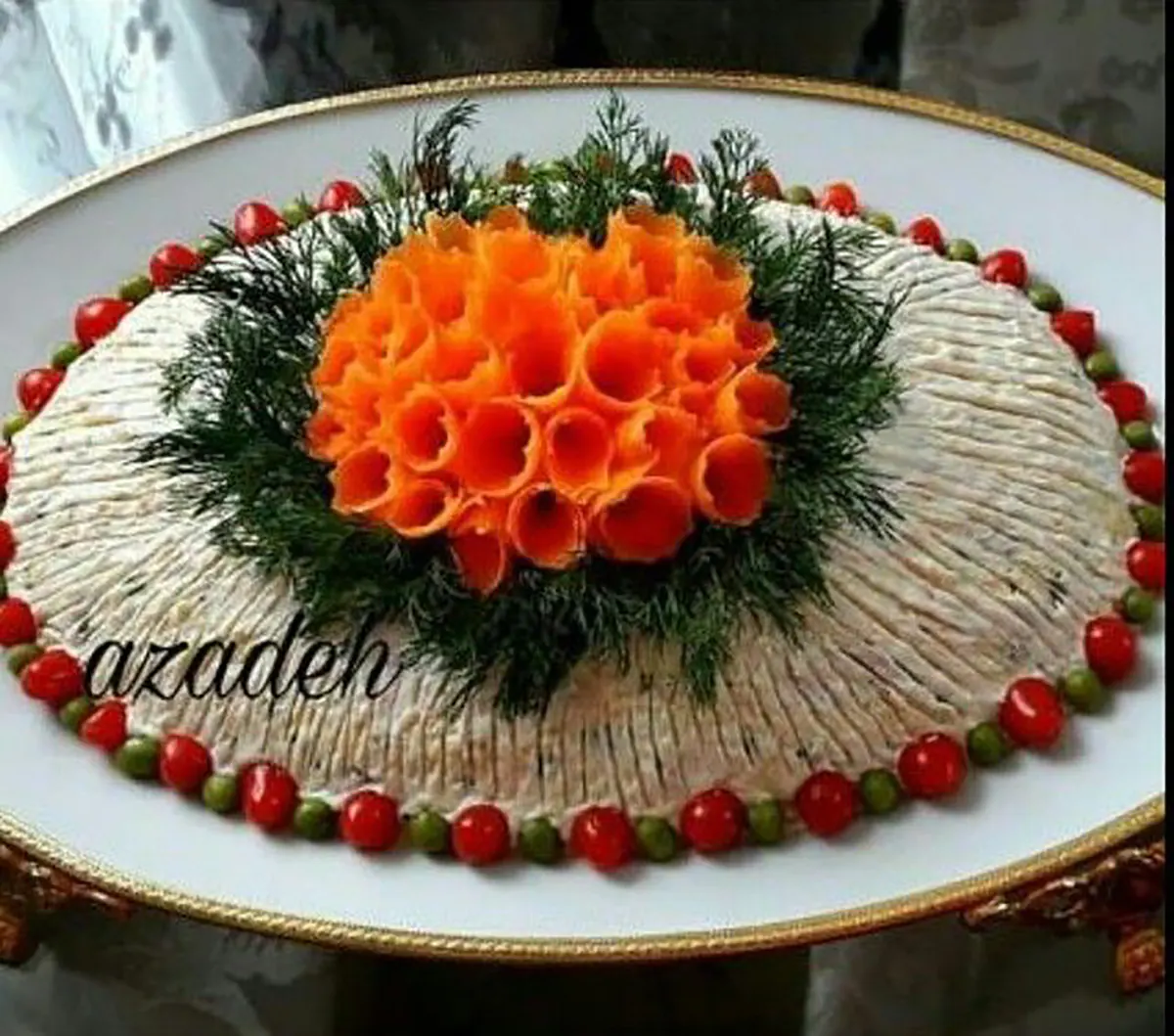 سالاد الویه برای 15 نفر
