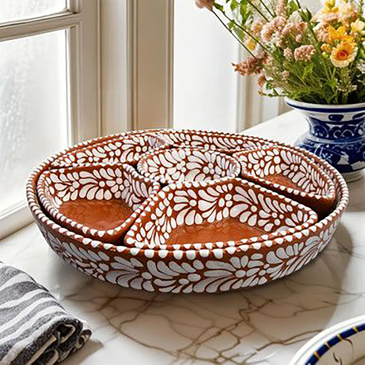 قیمت بشقاب سفالی نقاشی شده
