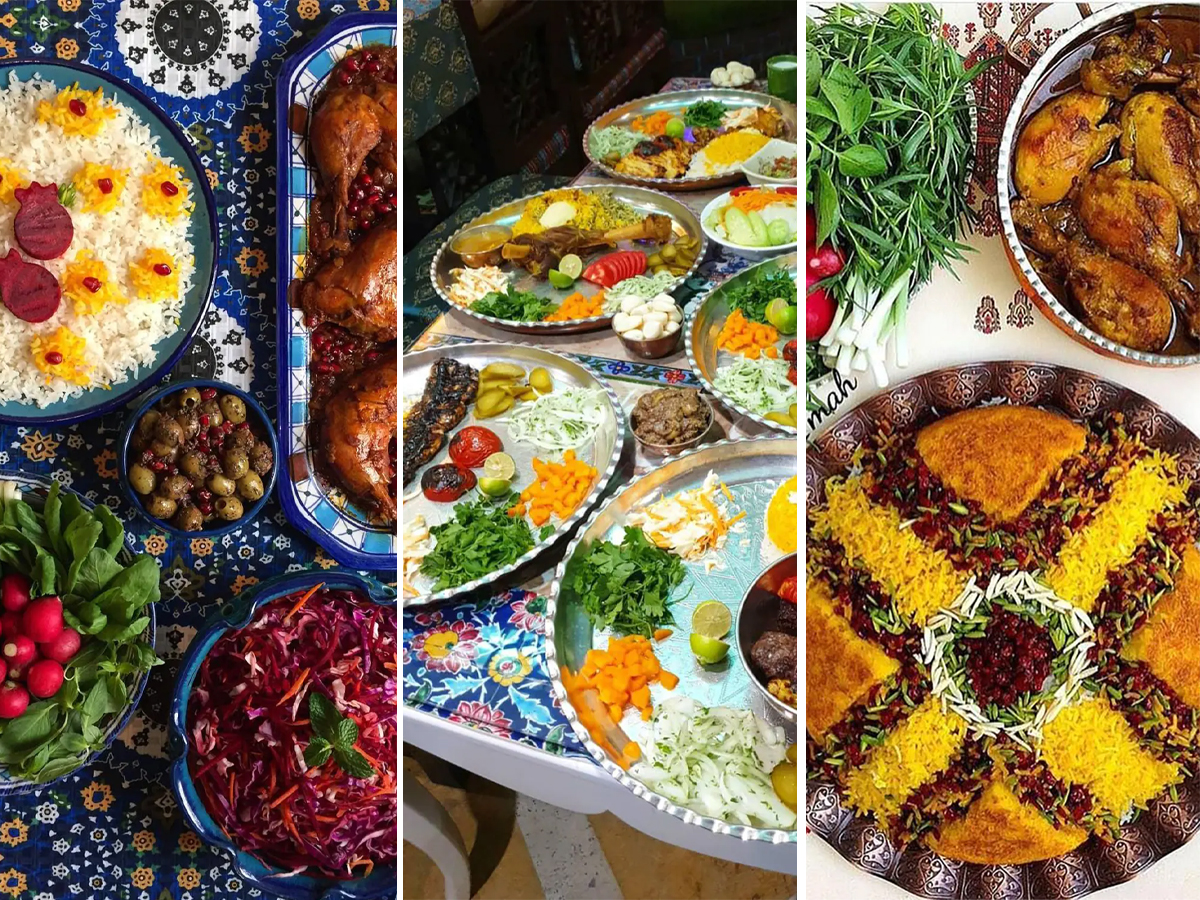 سفره مهمانی ایرانی