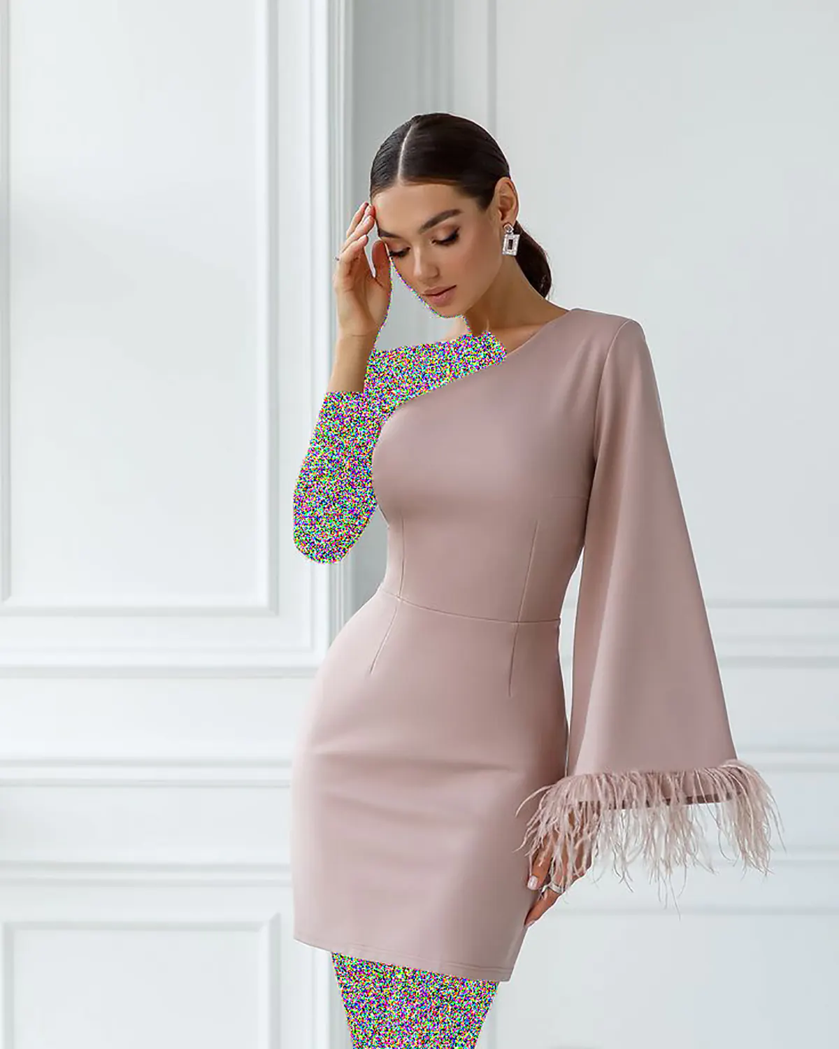 لباس مجلسی دخترانه کوتاه 