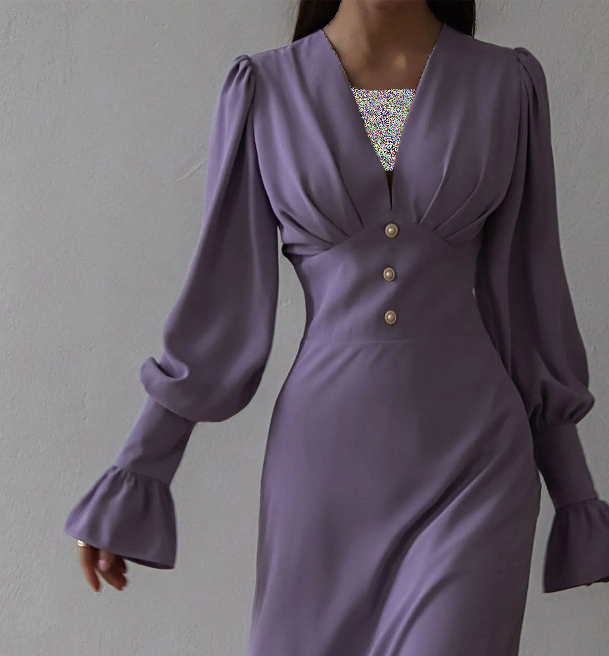 لباس بنفش زنانه