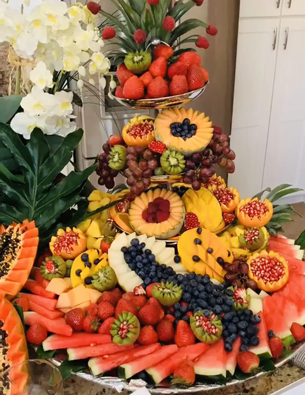 سینی میوه تابستانی برای تولد