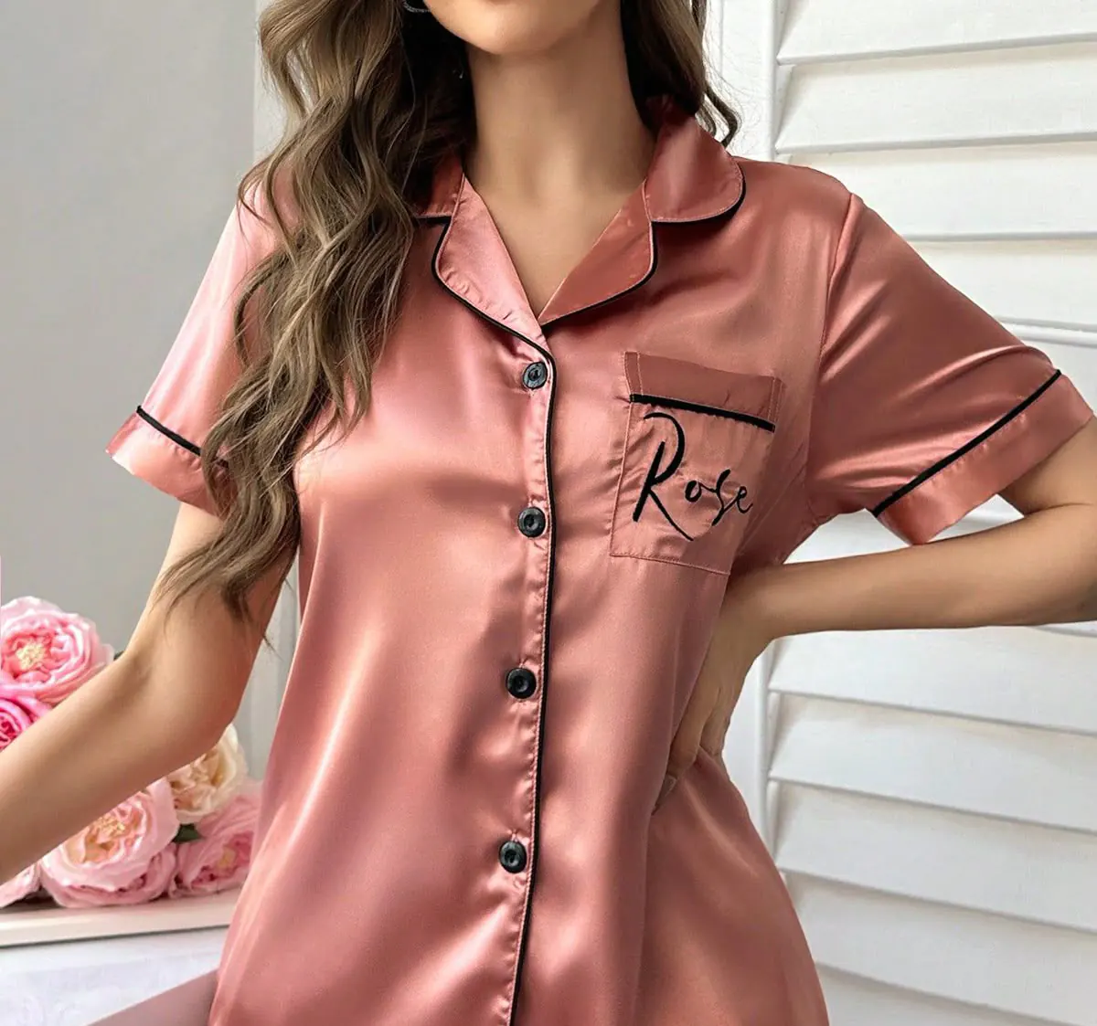 لباس خواب ساتن فانتزی
