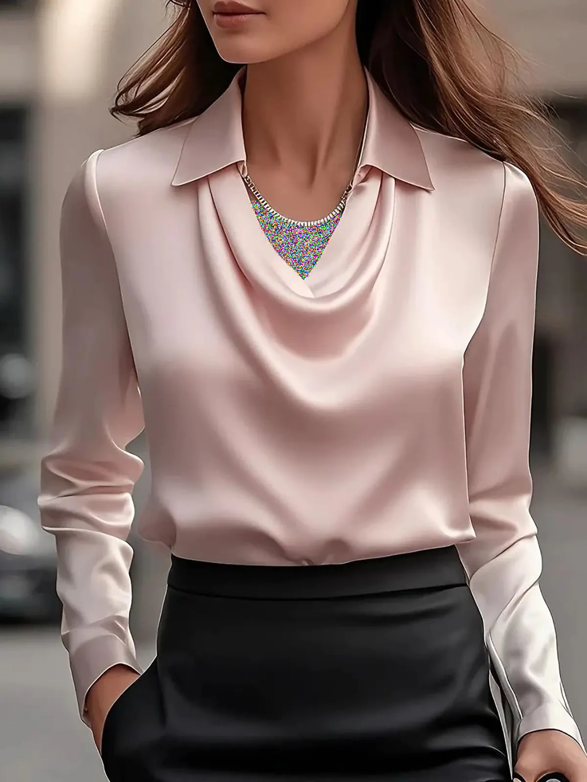 شومیز ساتن دیجی کالا