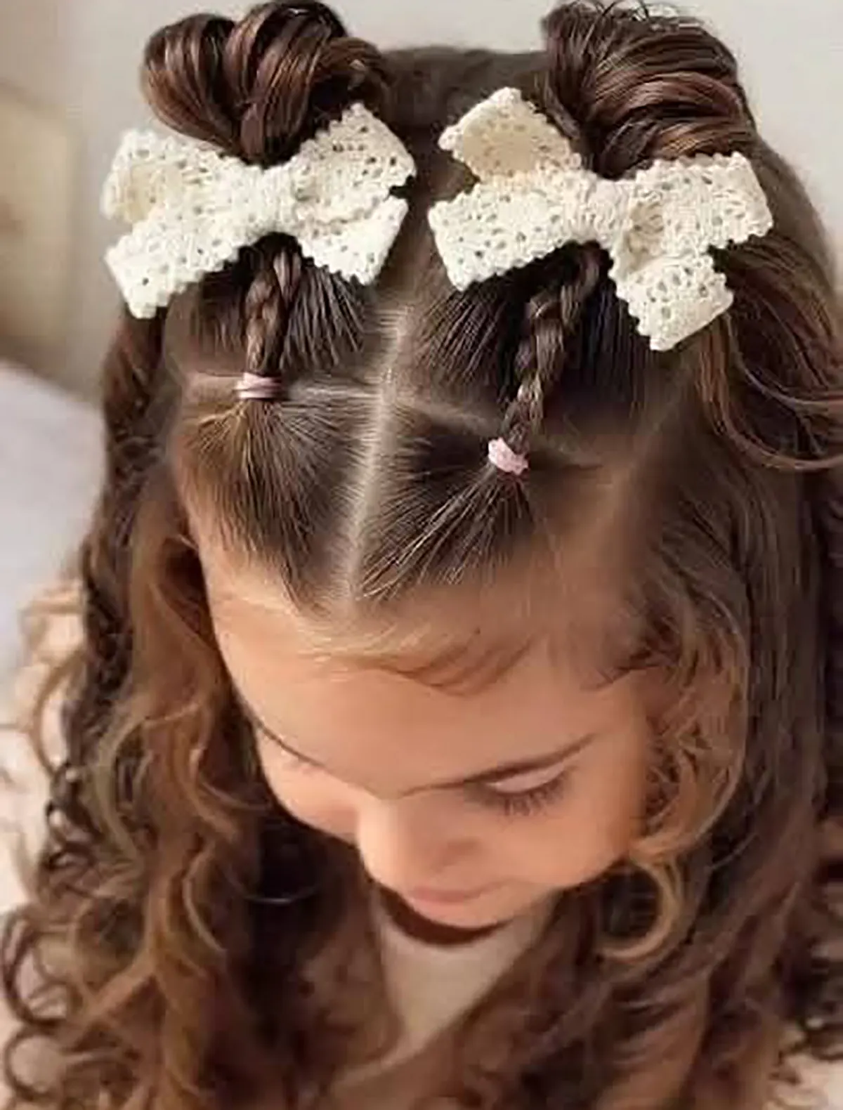بستن مو دخترانه ساده و شیک