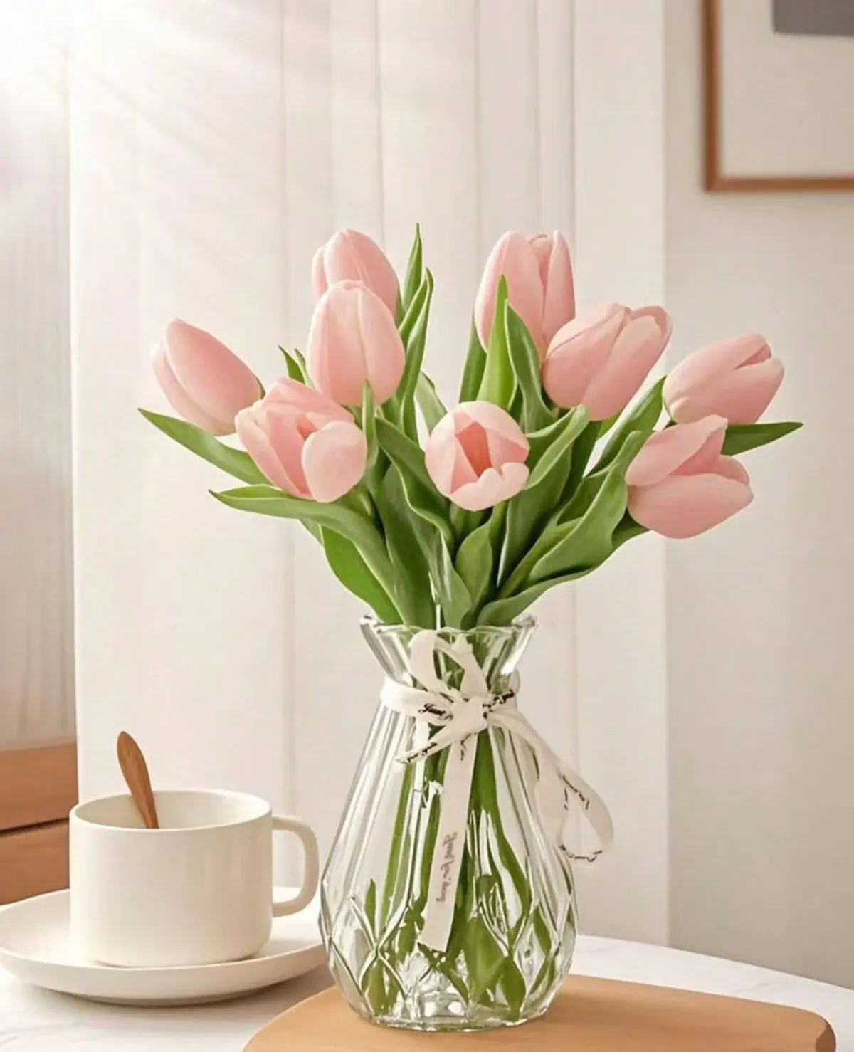 گلدان شیشه ای استوانه ای دیجی کالا