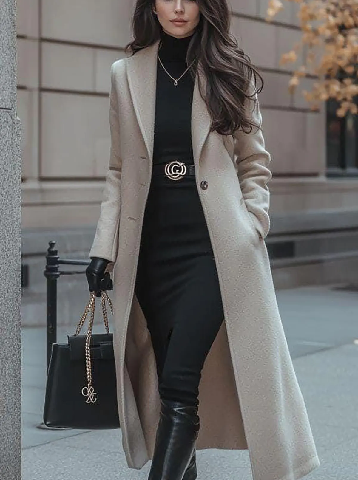 پالتو زنانه بلند شیک
