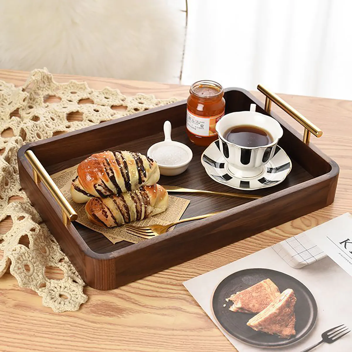 ظروف چوبی پذیرایی اینستاگرام
