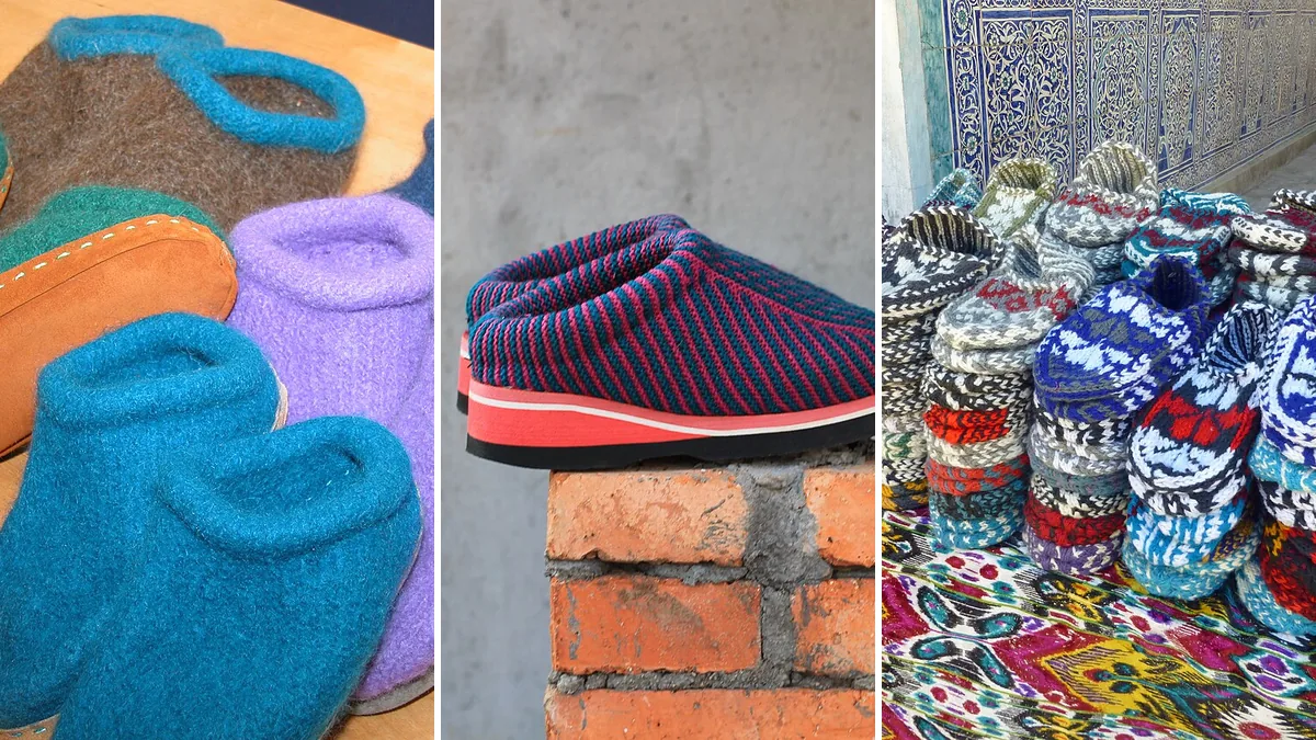 مدل دمپایی خونگی پشمی